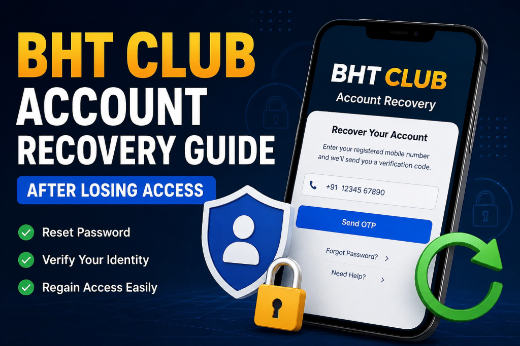 BHT club account recovery
